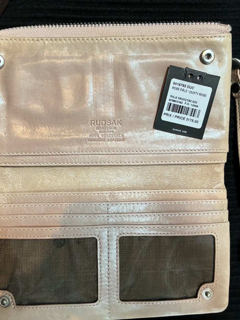 Rudsak clutch/wallet - dusty rose